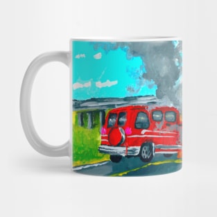 The Day My Van Caught On Fire Mug